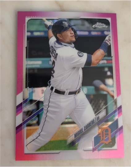 2021 Topps Chrome #10 Miguel Cabrera — front
