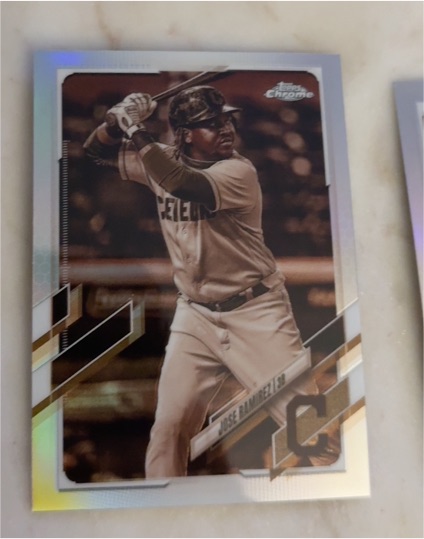 2021 Topps Chrome #195 Jose Ramirez — front