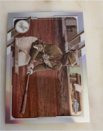 2021 Topps Chrome #28 Joc Pederson — front