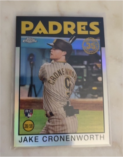 2021 Topps Chrome 1986 Topps Baseball #86BC-18 Jake Cronenworth — front