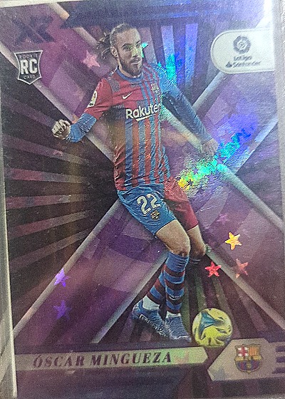 2021-22 Panini Chronicles #112 Oscar Mingueza — front