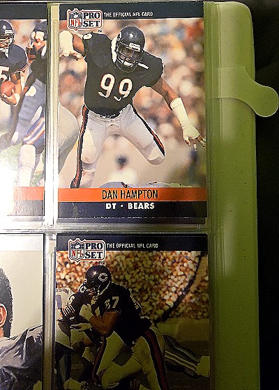 1990 Pro Set #449 Dan Hampton — front