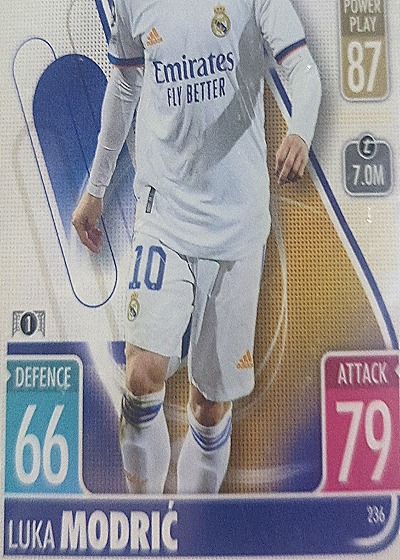 2020-21 Topps Match Attax #236 Luka Modrić — front