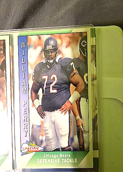 1990 Pacific William Perry Chicago Bears — front