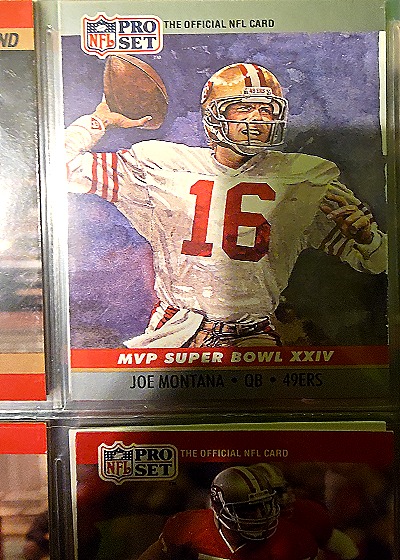 1990 Pro Set #24 Joe Montana Super Bowl XXIV MVP — front