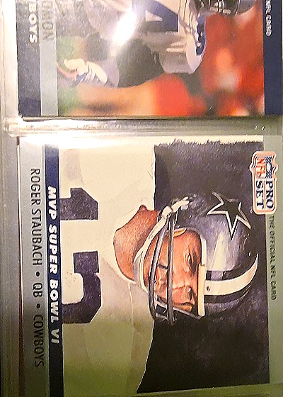 1990 Pro Set #6 Roger Staubach MVP Super Bowl VI Dallas Cowboys — front