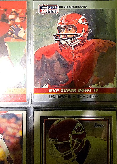 1990 Pro Set #4 Len Dawson — front