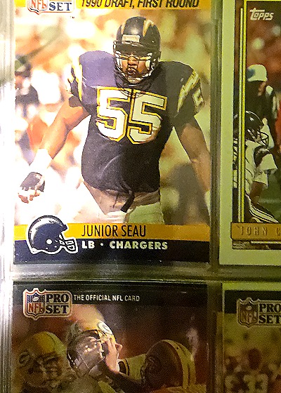 1990 Pro Set #55 Junior Seau — front