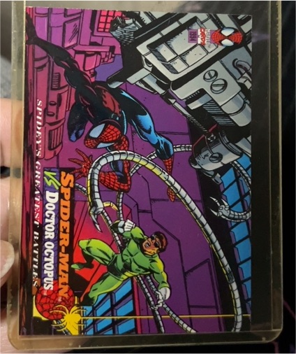 1994 Fleer Amazing Spider-Man #101 Spider-Man vs. Doctor Octopus — front