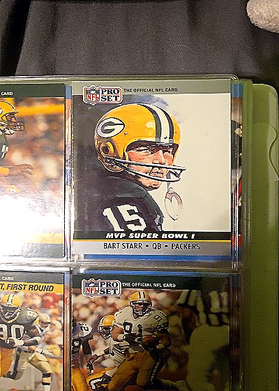 1990 Pro Set MVP Super Bowl I #MVP Super Bowl I Bart Starr — front