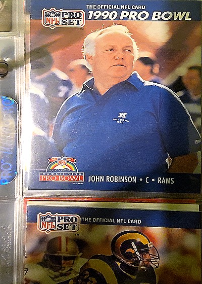 1990 Pro Set #426 John Robinson — front