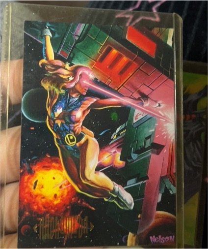 1994 SkyBox DC Master Series #17 Andromeda — front