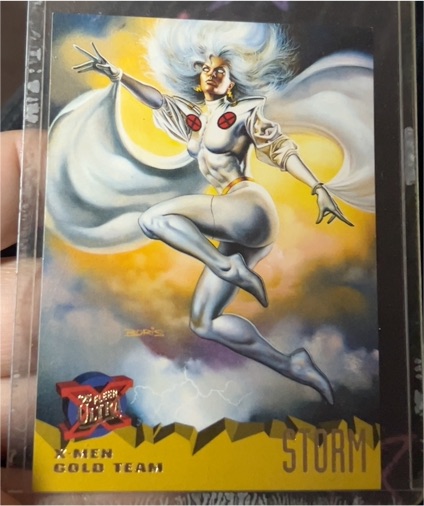 1995 Fleer Ultra Marvel X-Men Gold Team #104 Storm — front