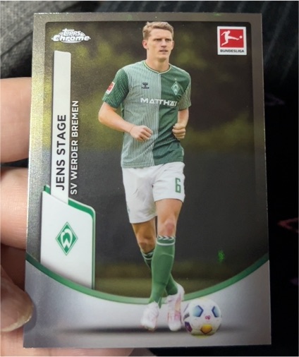 2023-24 Topps Chrome Bundesliga #15 Jens Stage — front