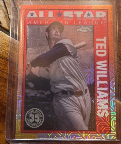 2025 Topps Series 2 1990 Topps Chrome All-Star #90ASC-8 Ted Williams — front