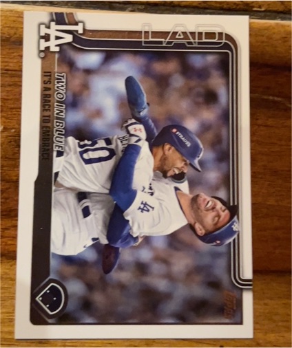 2025 Topps Series 2 #631 Two in Blue Freddie Freeman & Mookie Betts — front
