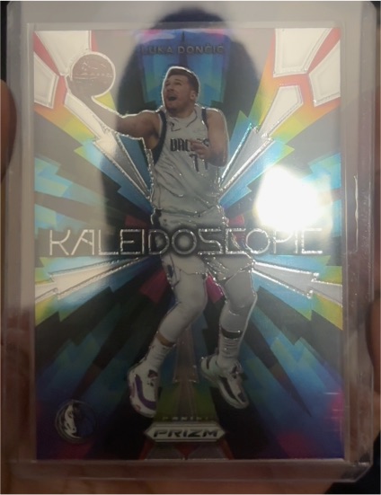 2023-24 Panini Prizm #3 Luka Dončić Kaleidoscopic — front