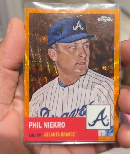 2022 Topps Chrome Platinum Anniversary #106 Phil Niekro — front