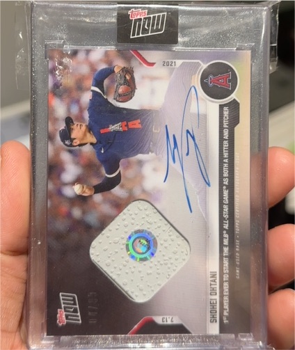 2021 Topps Now #713 Shohei Ohtani — front