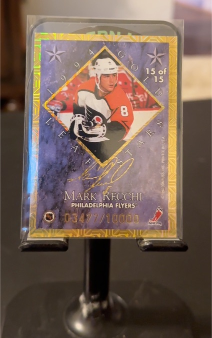 1994 Leaf Gold Leaf Stars #15 Mark Recchi — front