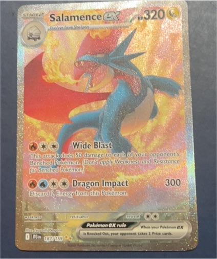 2025 Pokémon TCG #187 Salamence EX — front