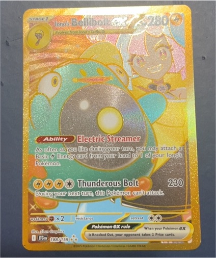 2025 Pokémon Scarlet & Violet Journey Together #188 Iono's Bellibolt ex — front