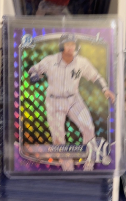 2025 Bowman Chrome Prospects #BCP-80 Edgleen Perez — front