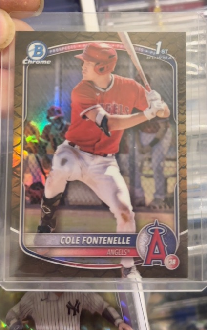 2025 Bowman Chrome #BCP-32 Cole Fontenelle — front