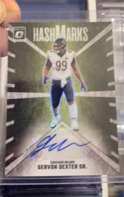 2024 Panini Donruss Optic HashMarks Auto #HM-GDS Gervon Dexter Sr. — front