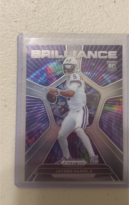 2024 Panini Prizm Draft Picks Brilliance #BR-JD Jayden Daniels — front