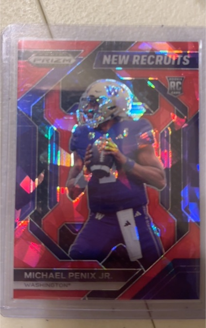 2024 Panini Prizm Draft Picks New Recruits #NR-MPJ Michael Penix Jr. — front