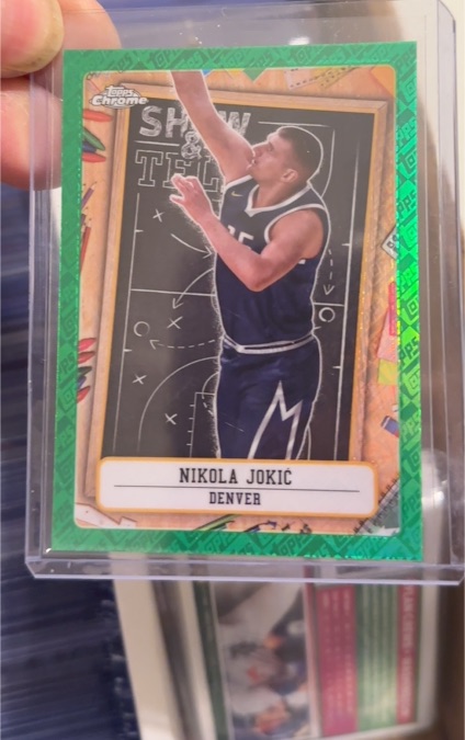 2024-25 Topps Chrome Show & Tell #ST-2 Nikola Jokic — front