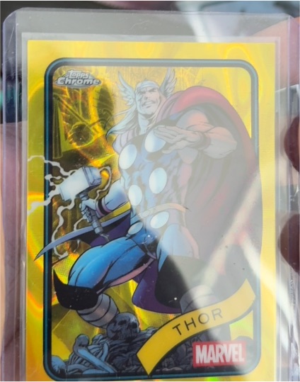 2025 Topps Chrome Marvel #119 Thor — front