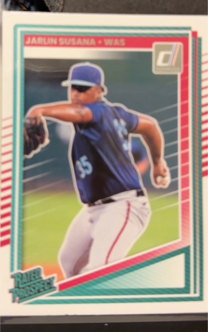 2024 Donruss Rated Prospect #153 Jarlin Susana — front