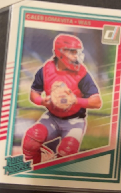 2024 Donruss Caleb Lomavita #WAS — front