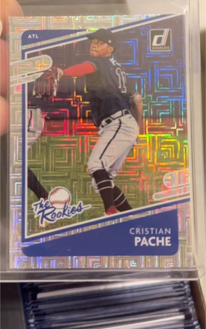 2021 Donruss The Rookies #TR4 Cristian Pache — front