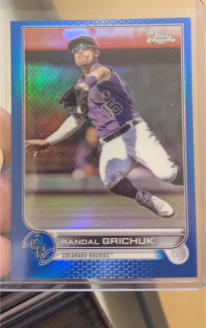 2022 Topps Chrome Update #USC199 Randal Grichuk — front