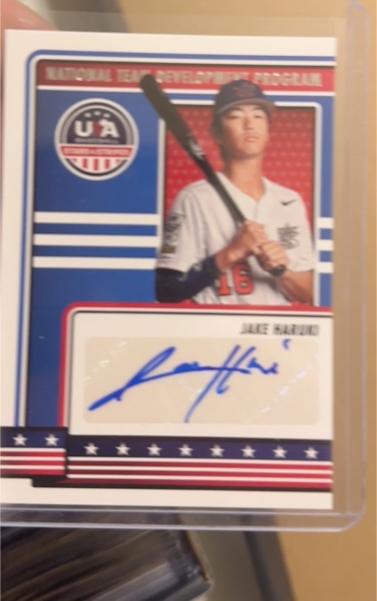 2023 Panini Stars & Stripes #NTDP-JH Jake Haruki — front
