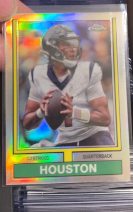 2024 Topps Chrome 1974 Topps Football #74TF-22 CJ Stroud — front