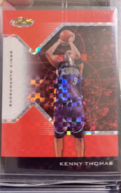 2004-05 Topps Finest X-Fractor Kenny Thomas — front