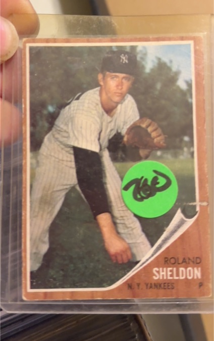 1962 Topps #185 Roland Sheldon — front