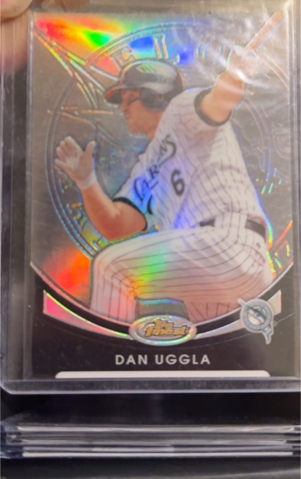 2010 Topps Finest #6 Dan Uggla — front