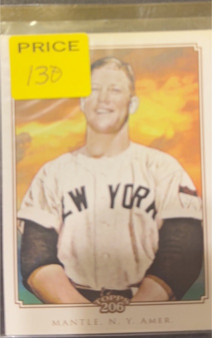 2010 Topps 206 #206 Mickey Mantle — front