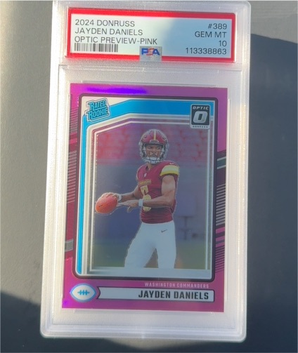 2024 Donruss Optic #389 Jayden Daniels — front