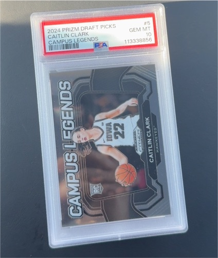 2024 Panini Prizm Draft Picks Campus Legends #5 Caitlin Clark — front