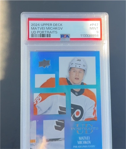 2024 Upper Deck #P47 Matvei Michkov UD Portraits — front