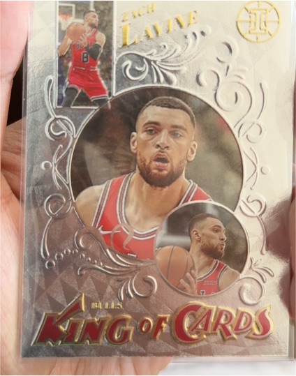 2021-22 Panini Illusions King of Cards #9 Zach LaVine — front