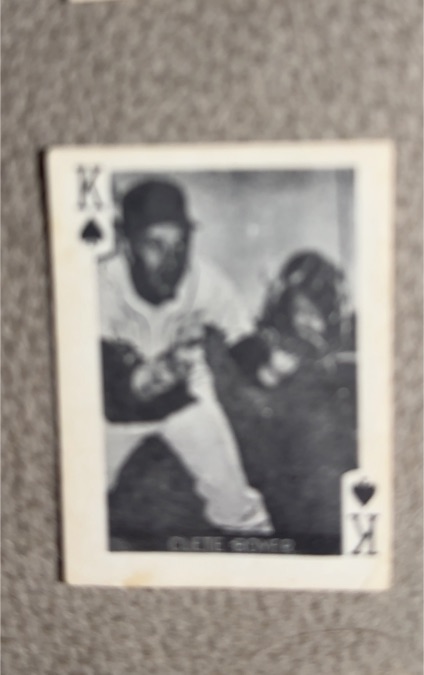 1969 Globe Imports King of Spades Clete Boyer — front