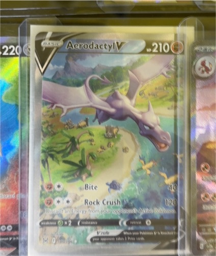 2022 Pokémon Sword & Shield Lost Origin #180 Aerodactyl V — front