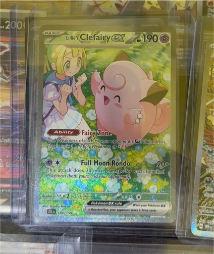 2023 Pokémon SV09: Journey Together #184 Lillie's Clefairy ex — front
